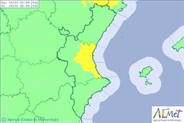 Alerta amarilla por altas temperaturas en el litoral de Valencia