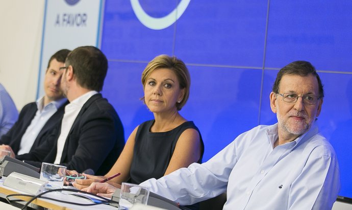 Comité Ejecutivo Nacional del PP tras la investidura fallida de Rajoy