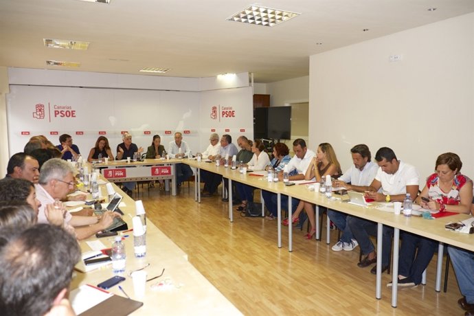 PSOE Canarias Nota+Imágenes Ejecutiva Regional 3 De Septiembre