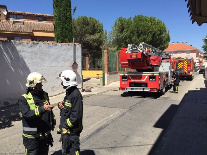 Incendio en Villalbilla