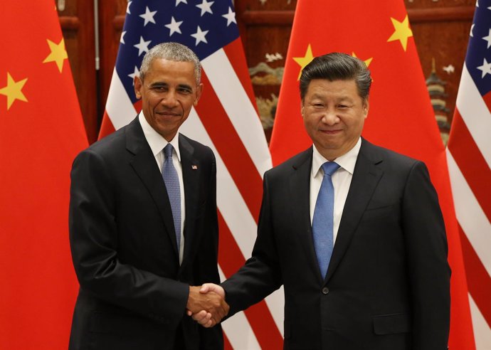 Obama y Xi en Hangzhou