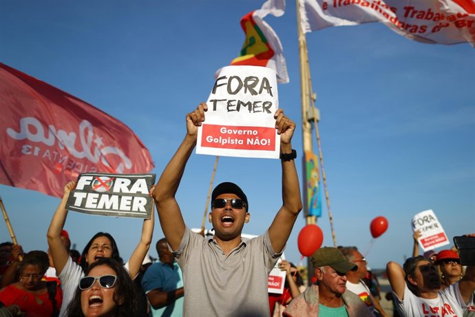 Protesta contra Temer