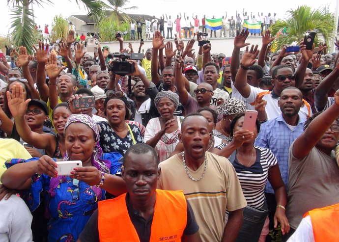 Partidarios de Jean Ping protestan en Gabón