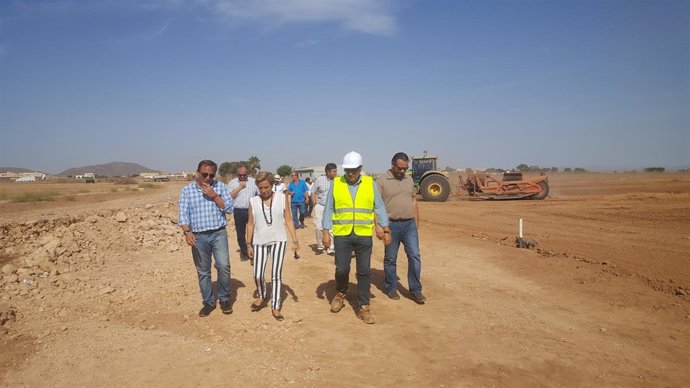 Imagen de la visita a las obras