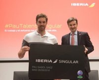 El deportista Pau Gasol, embajador de la marca Iberia