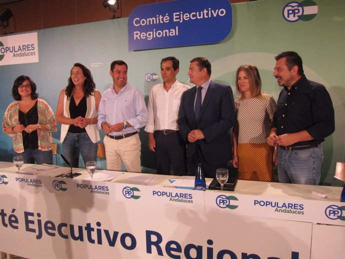 Comité Ejecutivo Regional del PP presidido por Juanma Moreno