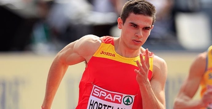 El atleta español Bruno Hortelano