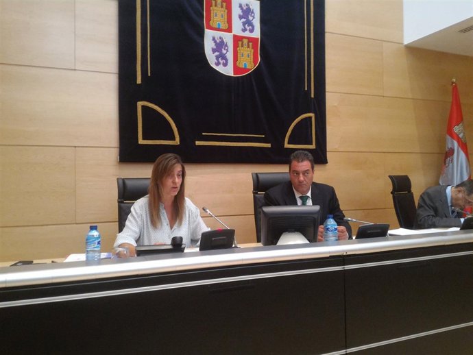 Esperanza Vázquez, en la comisión del HUBU. 