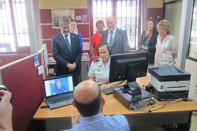 El director general de la Policía, Ignacio Cosidó, en una muestra de SVisual.