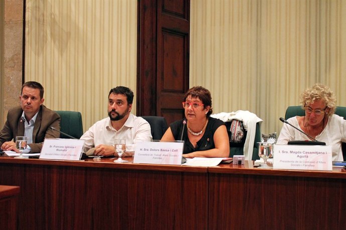 Consellera Dolors Bassa, secr.Francesc Iglesies, dtor.Gral.Ricard Calvo