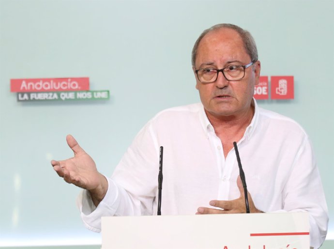 El secretario de Organización del PSOE-A, Juan Cornejo