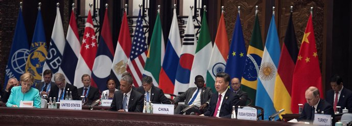 Los líderes del G20 en la cumbre de Hangzhou