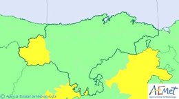 Mapa de alertas en Cantabria para este martes