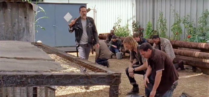 Negan y Los Salvadores en la 7ª temporada de The Walking Dead 