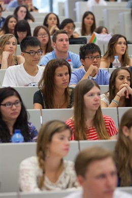 Alumnos de la Universidad de Navarra.