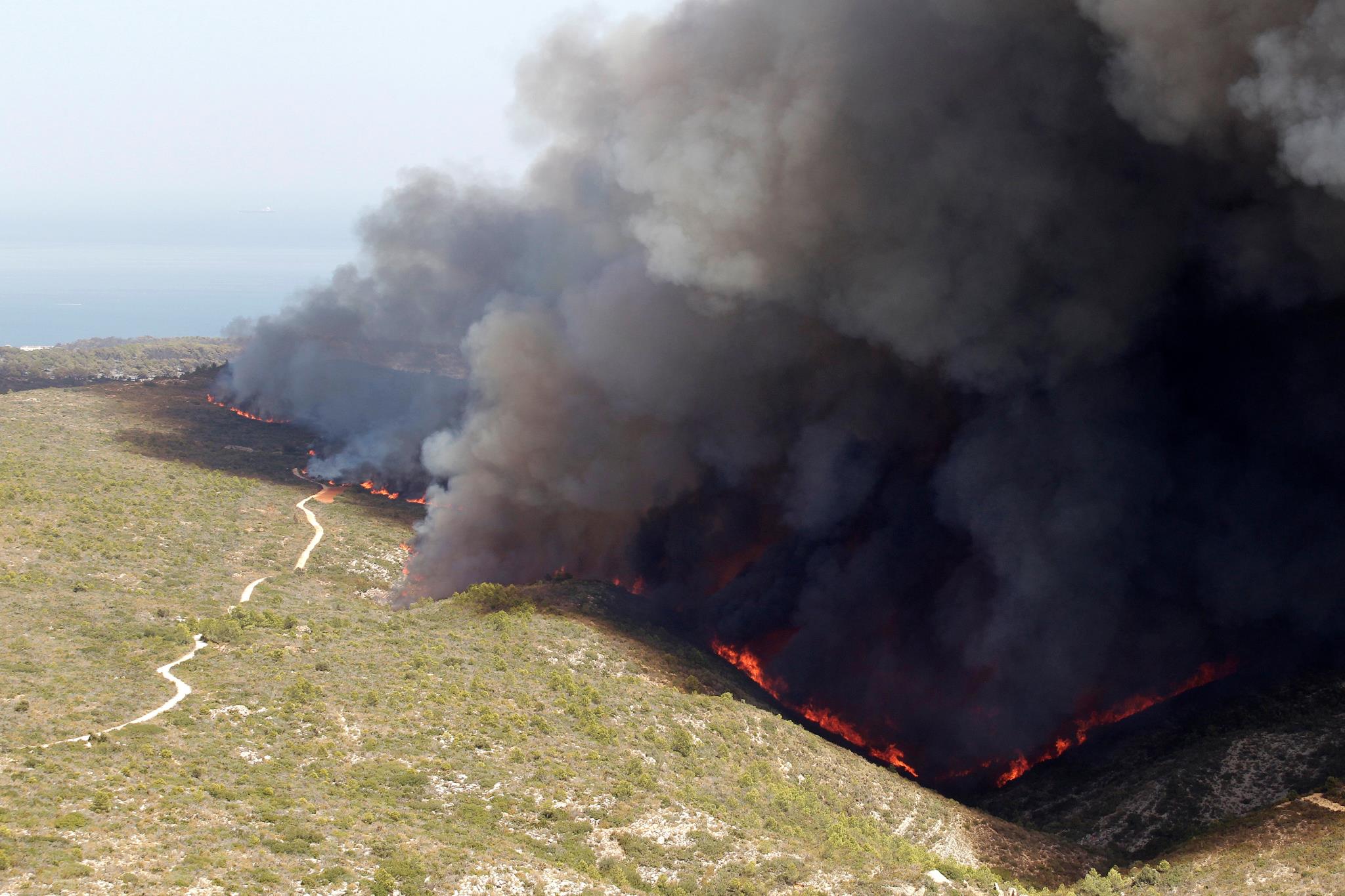 Incendio en Benitachell