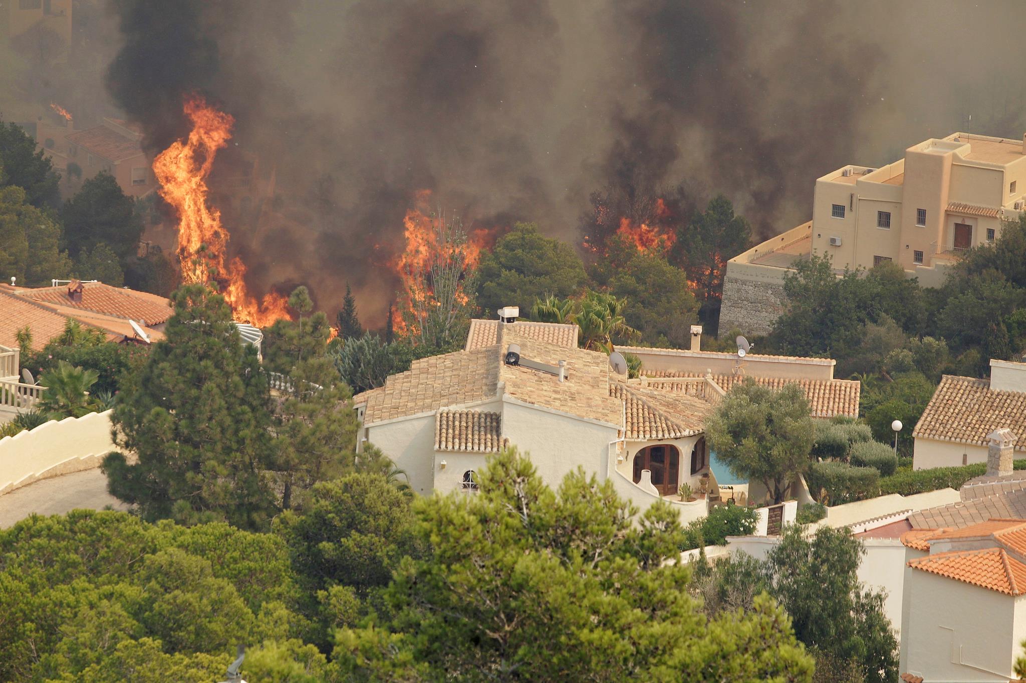 Incendio en Benitachell