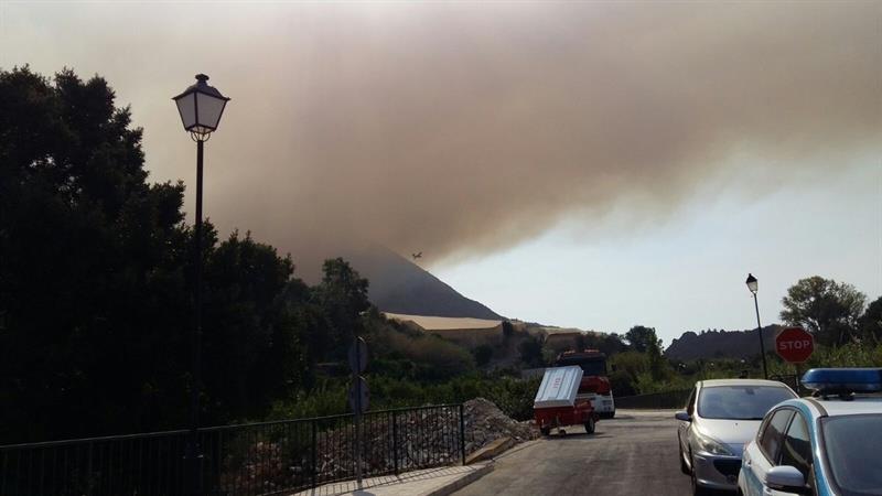 Incendio en Bolulla