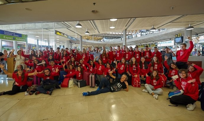 Alumnos de las becas