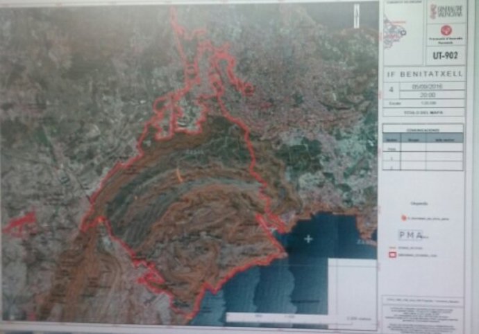 Ultimo perímetro reconocido por el Emergencias con 812 hectáreas