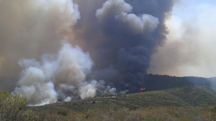 Incendio en Alicante 