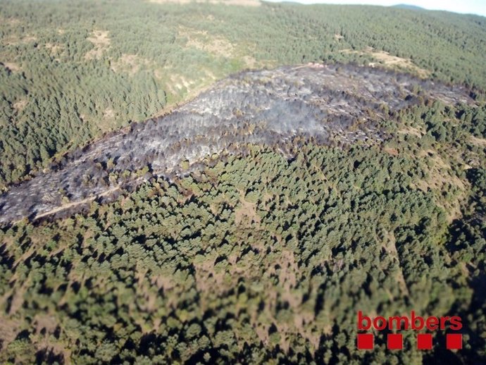 Incendio forestal de Vilamitjana