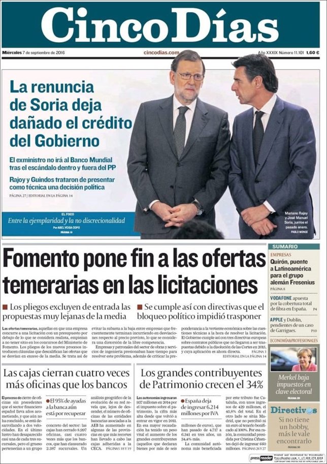 CINCO DÍAS CINCO DÍAS