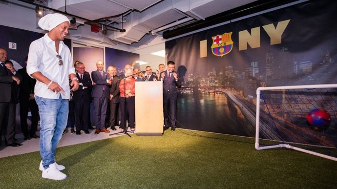 Inauguración de la oficina del Barcelona en Nueva York