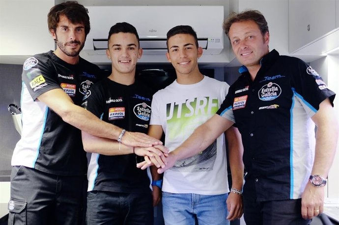 Arón Canet y Bastianini, pilotos del Estrella Galicia 0,0