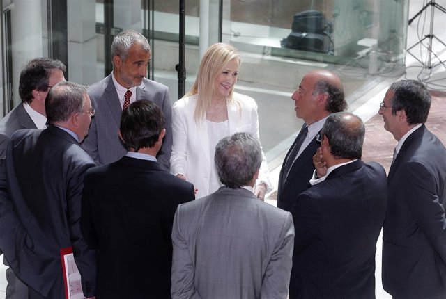 Cifuentes con los rectores de las universidades madrileñas