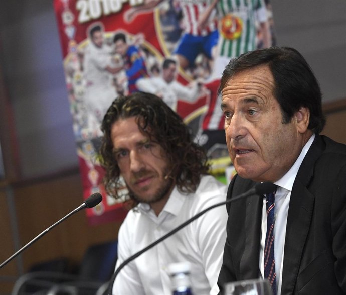 Carles Puyol en un acto de LaLiga