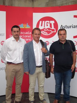 Javier Fernández Lanero, Pedro Luis Hojas y José Luis Alperi