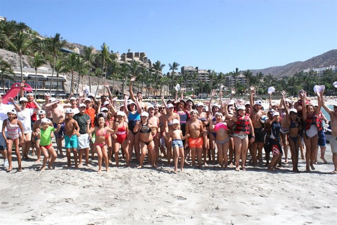 Los niños que acudieron a Anfi del Mar proceden de diversos puntos de España