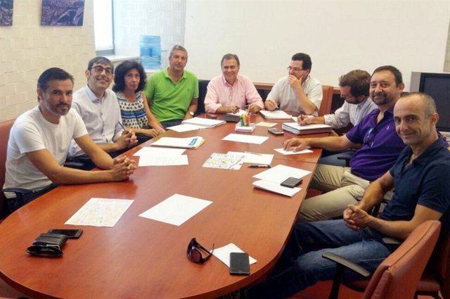 Reunión metro y comerciantes Alameda