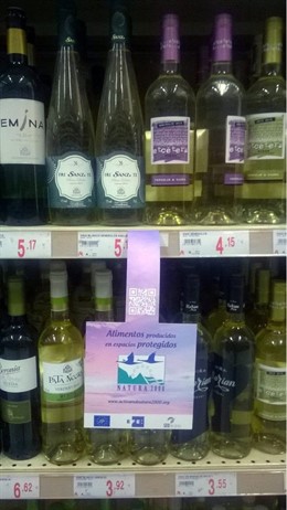 Vino blanco de la Red Natura 2000 en Rueda (Valladolid)
