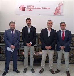 Nota Prensa: Junta Y Administradores De Fincas De Sevilla Exponenrehabilitación 