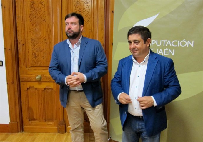 Francisco Reyes (d), junto a Manuel Alfonso Torres.