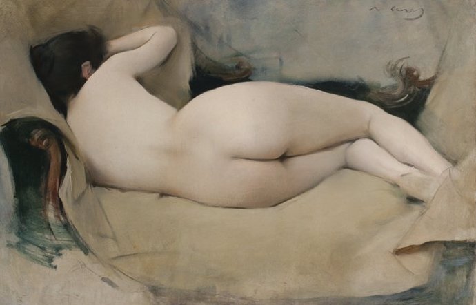 Desnudo femenino de Ramon Casas