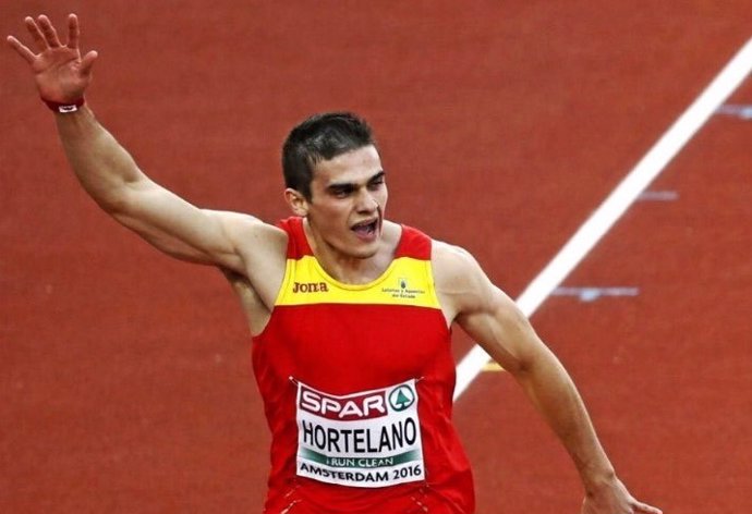 El atleta español Bruno Hortelano 