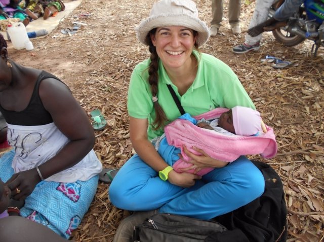 Alejandra Escalada, cooperante de Manos Unidas en Senegal