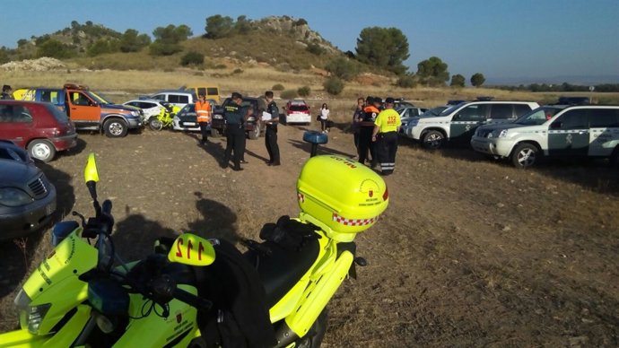 Imagen desde el Puesto de Mando Avanzado en La Hermana (Jumilla)