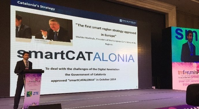 Intervención de Jordi Puigneró en el TM Forum de 2016