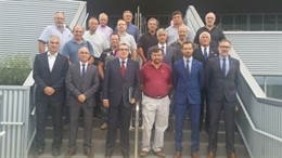 El conseller de interior, Jordi Jané, en la centralita del 112 en Reus