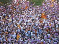 La Diada empezará con un acto de ERC-CUP-Podem antes del evento oficial y la manifestación
