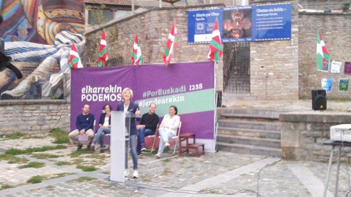 Acto de apertura de Elkarrekin Podemos