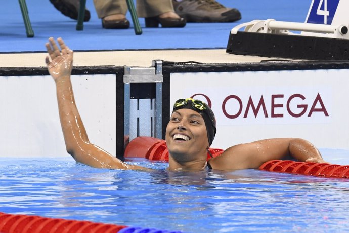 Teresa Perales, medalla de plata en los 200m estilo libre