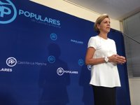 Cospedal afea a Sánchez que "fíe todo a su interés político" y reconoce que no será fácil formar gobierno antes del 25S