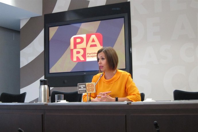 La diputada del PAR en las Cortes de Aragón, María Herrero