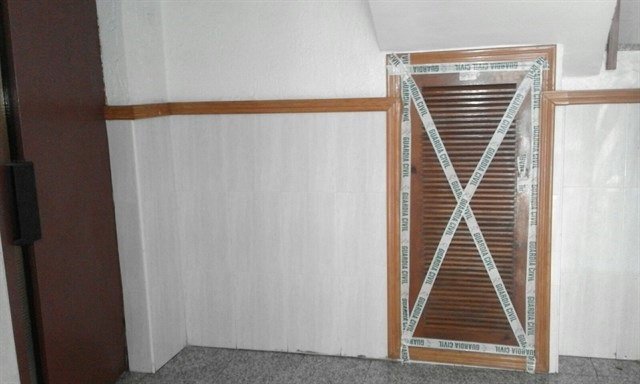 Edificio con el cuarto de contadores donde emparedó el cuerpo