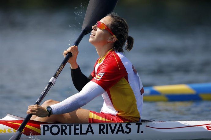 La palista española Teresa Portela